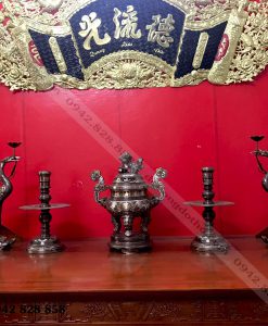 BỘ NGŨ SỰ 50 ĐỒNG ĐỎ KHẢM NGŨ SẮC