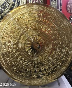 MẶT TRỐNG ĐÚC THỦ CÔNG MẠ VÀNG 60CM