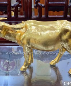 TƯỢNG TRÂU DÁT VÀNG 9999