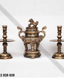 BỘ TAM SỰ 50 ĐỒNG ĐỎ RỒNG NỔI CẠO MÀU