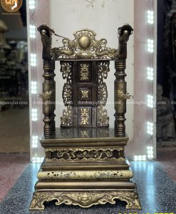 NGAI THỜ ĐỒNG VÀNG GIẢ CỔ